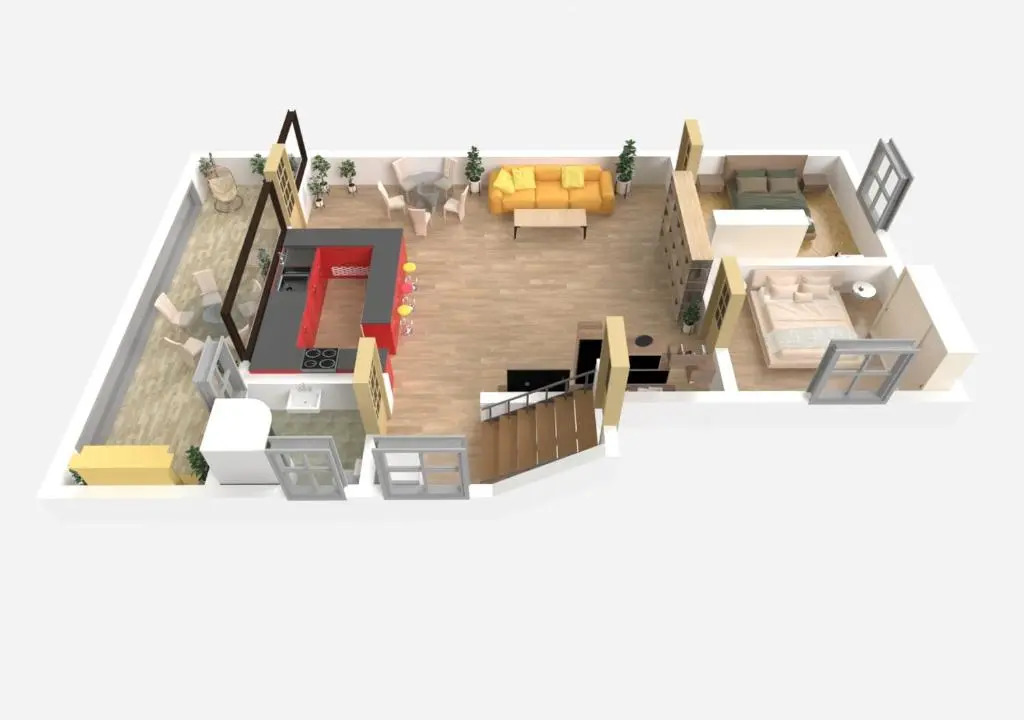 River View Apartment in the center of the city