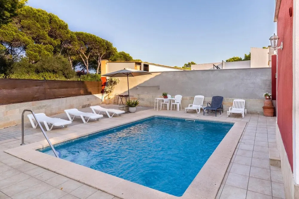 House With 3 Bedrooms in Llucmajor, With Wonderful sea View, Private Pool, Furnished Terrace Near the Beach
