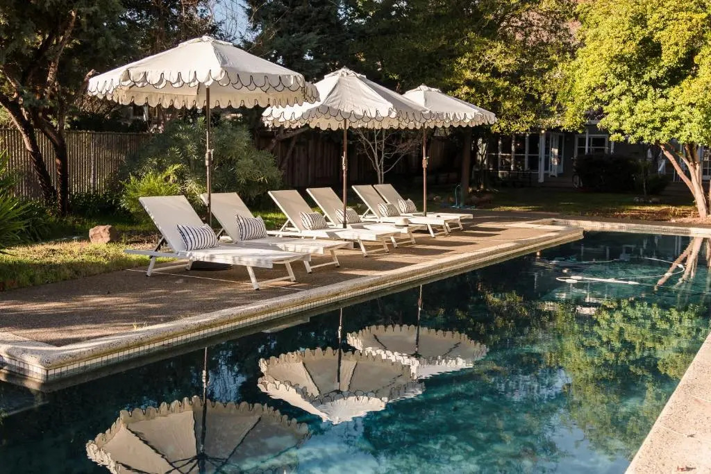 Elegant Wine Country Retreat With Pool, Fireplace & Scenic Deck Views