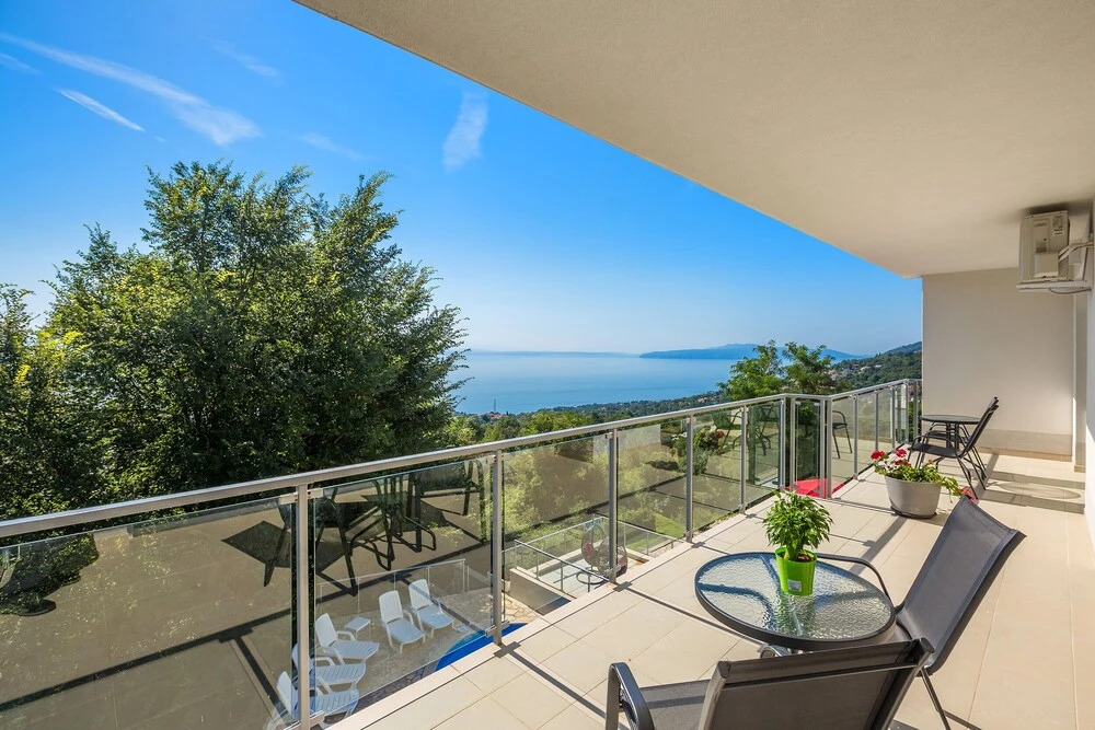 Villa Milli with panoramic sea view