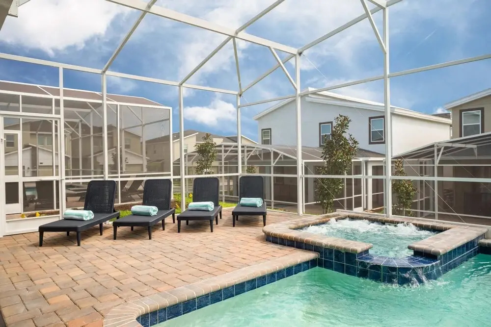 Marvelous 7Bd 5Ba Family Friendly w Gameroom Pool Close to Disney 1201