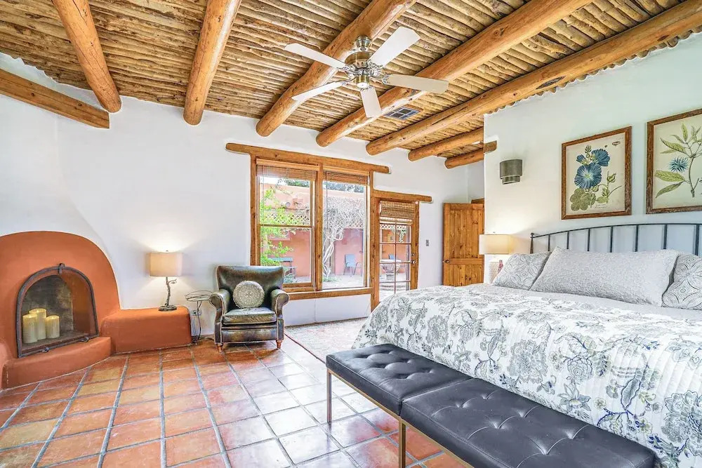 Las Cruces Santa Fe-style Adobe Home on 6 Acres!