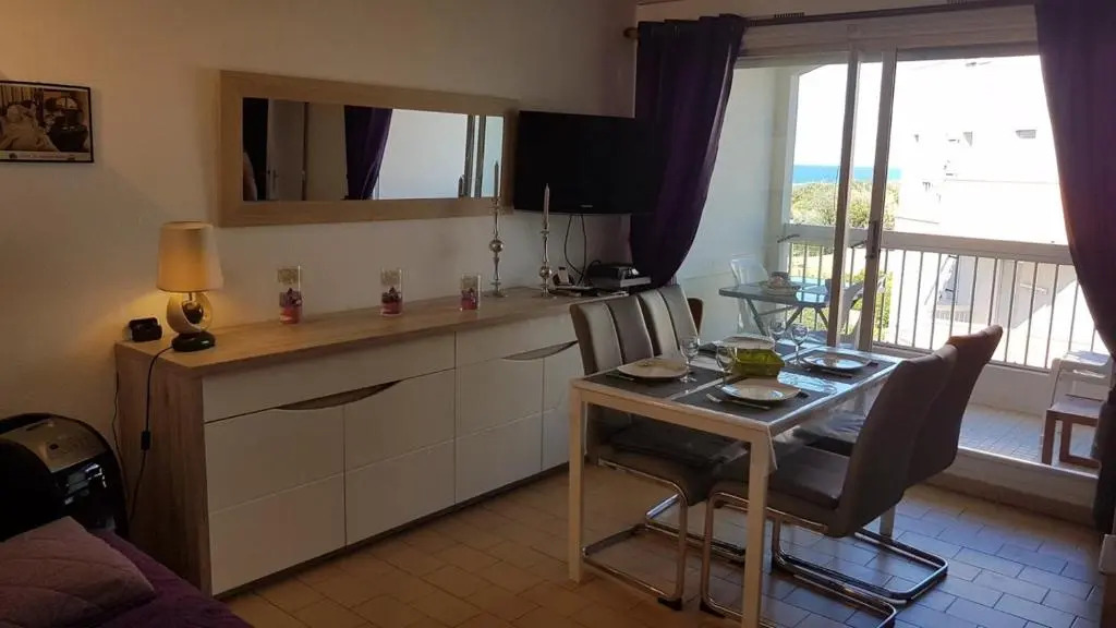 Accès direct plage pour ce superbe T2 moderne et fonctionnel 6FR325