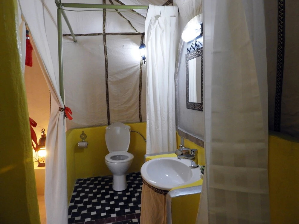 Sleeping in a Luxury tent in Merzouga desert