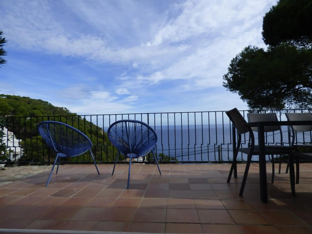 Sol y Mar 1-Maison jumelée avec terrasse, piscine et parking communautaire, surplomb de mer