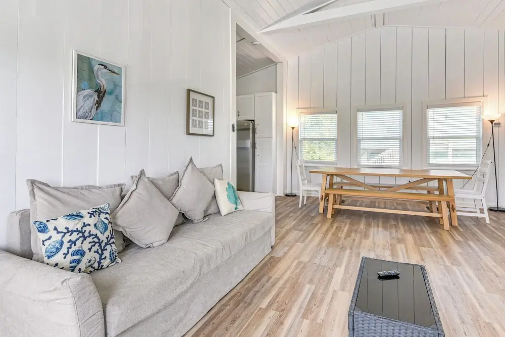 Walk to Beach & State Park: Texas Gulf Coast Home