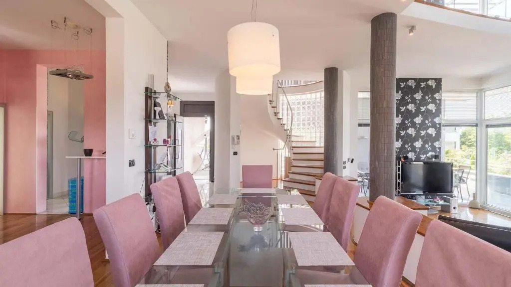 Luxury villa Nicol with pool and sea view 300m from the beach