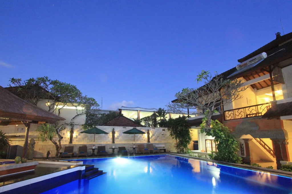 The Taman Ayu Seminyak 10 Minute walking to the BEACH
