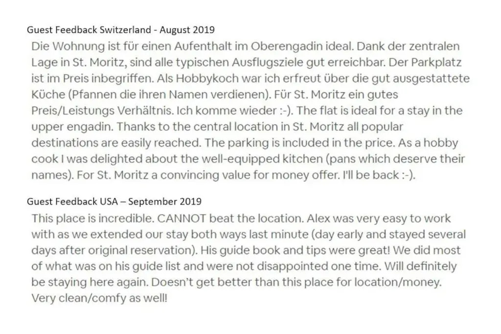Zentrale gemütliche Wohnung St Moritz A212
