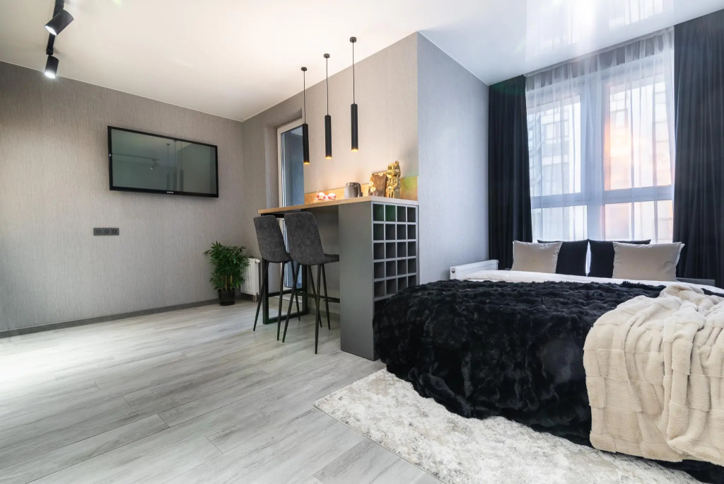 Bulbash Apartments (Бульбаш Апартаменты) на улице Лейтенанта Кижеватова 3В