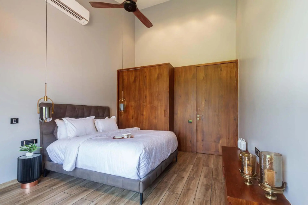 StayVistas Villa 107 at Canary Farms - Pure Veg with Huge Lawn, Pool and Home Theatre