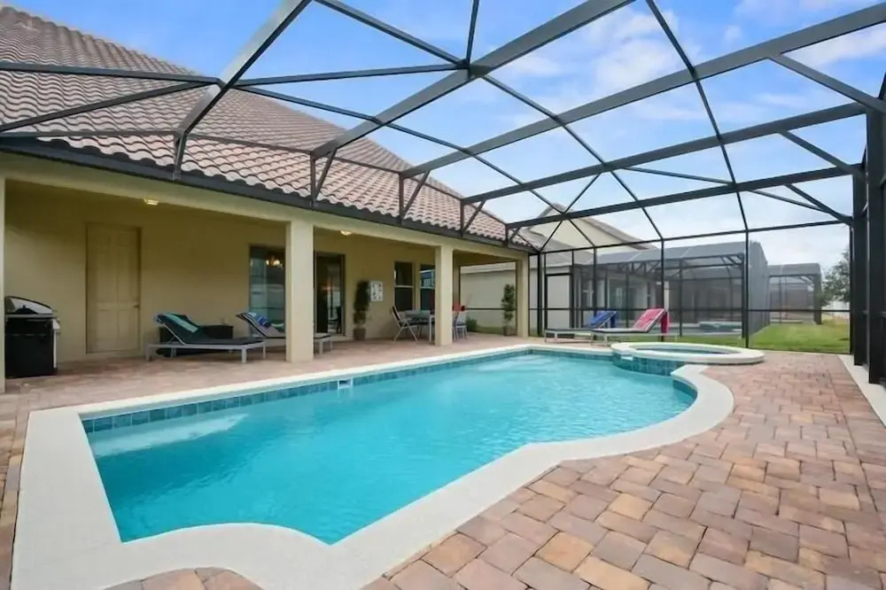 5 Bed Private Pool Home 10 Min From Disney 5 Bedroom Condo by RedAwning