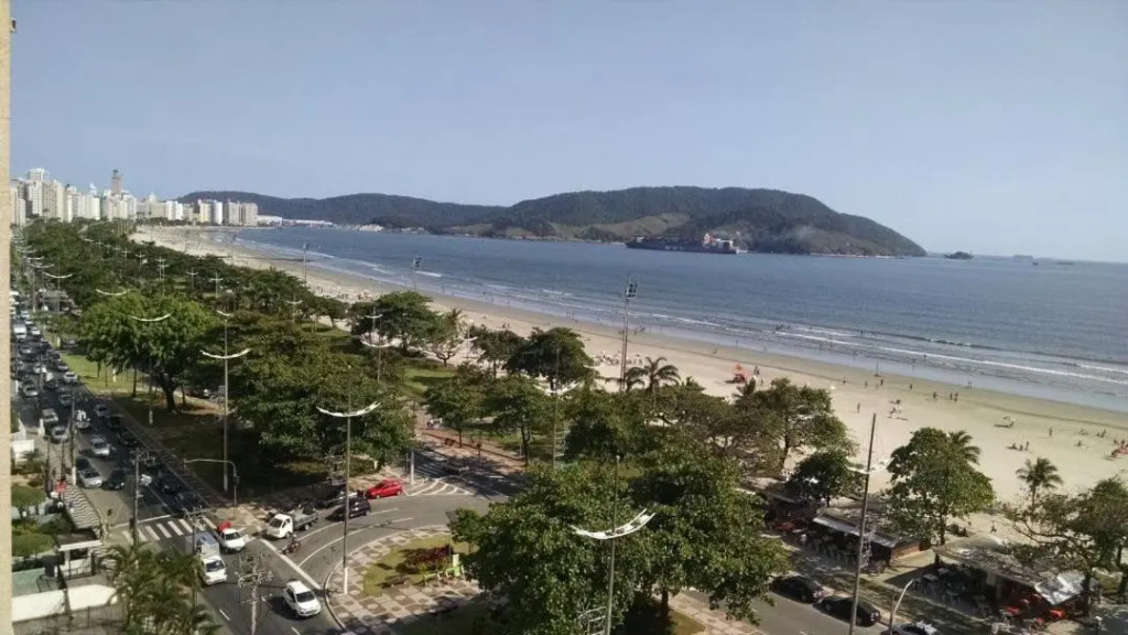 Apto Frente a Praia em Santos