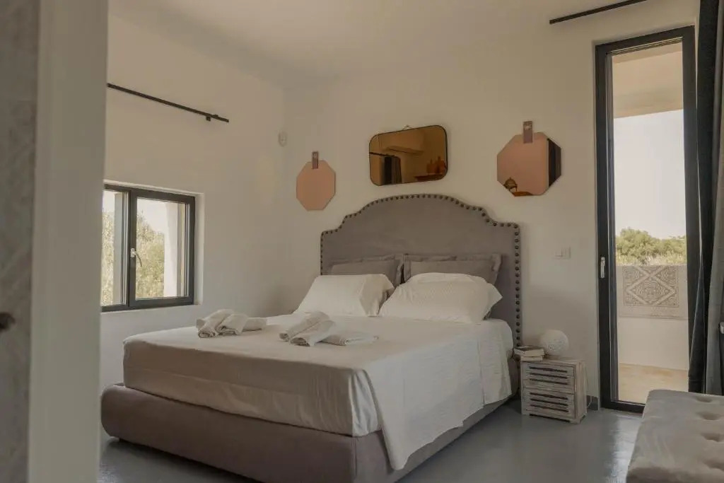 New Villa Aspri with Infinity Pool 1km from the sea
