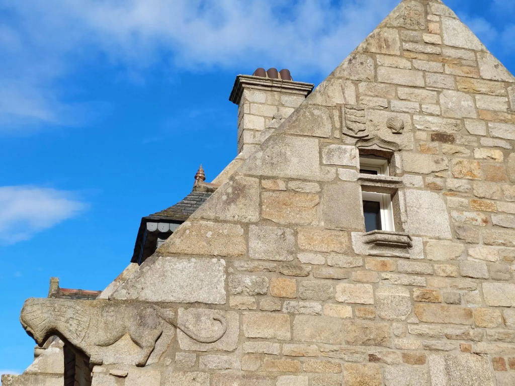 Granite House in Brittany with Sea Views