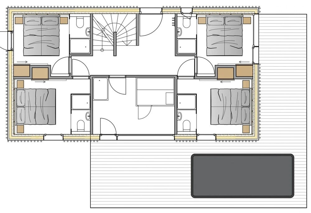 Dachstein Haus in Haus