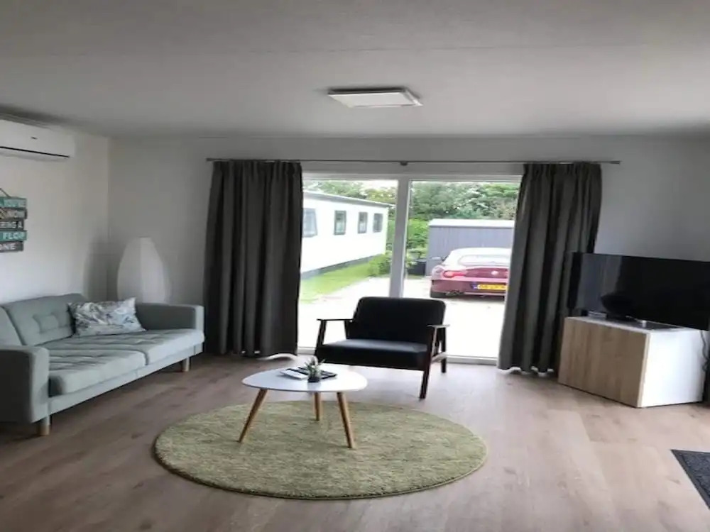 Comfortable Chalet With Microwave, on a Holiday Park 1 km. From the Beach