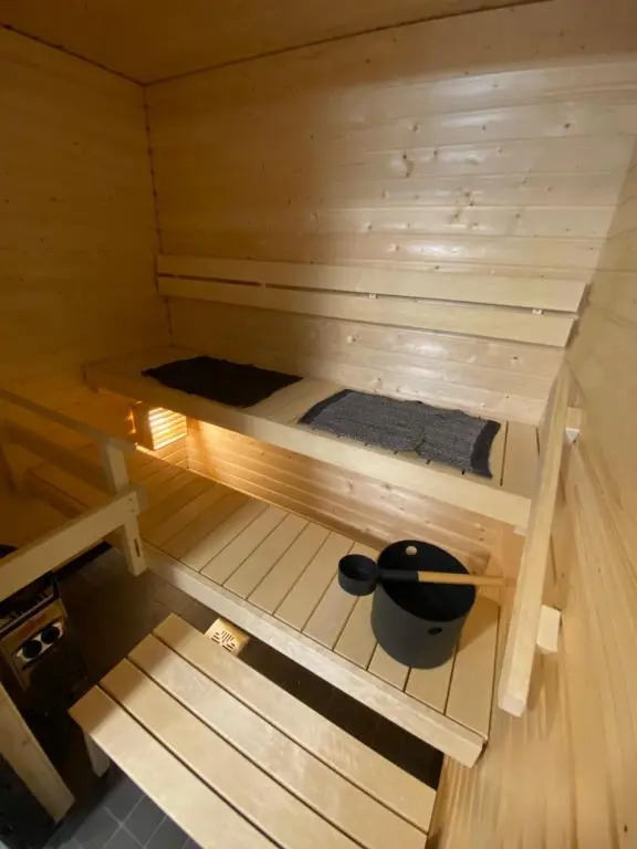 Luxury 1-bedroom apartment with sauna and sea view