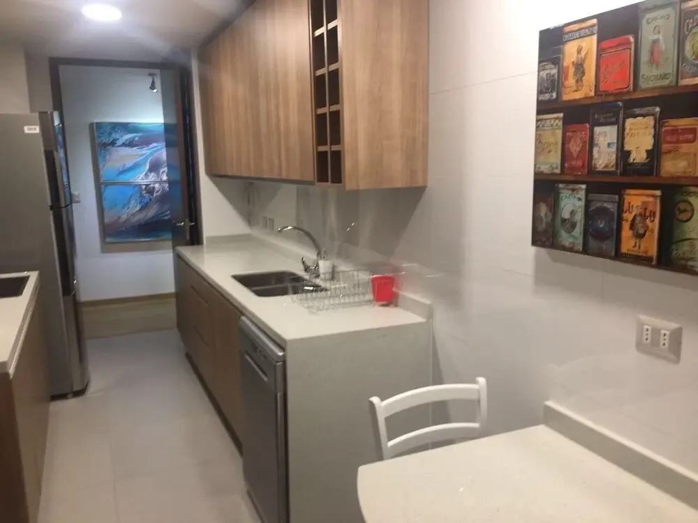 Departamento blanco en Las Condes