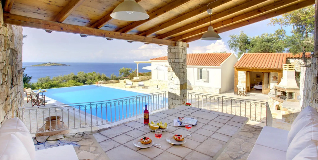 Villa Flora in Paxi With 4 Bedrooms and 4 Bathrooms