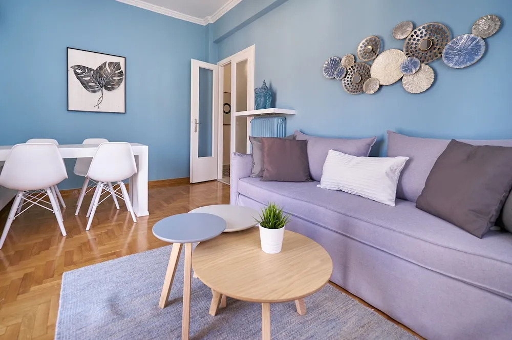 Blue Oasis In The Heart Of Koukaki
