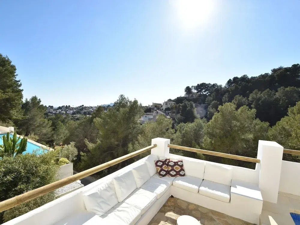 Ibiza-style Villa in Moraira with Private Pool and magnificent view