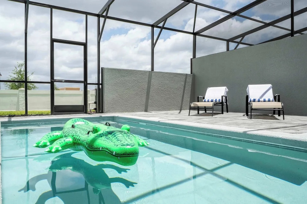 Magical 5BR w Pool Minutes From Disney 16140