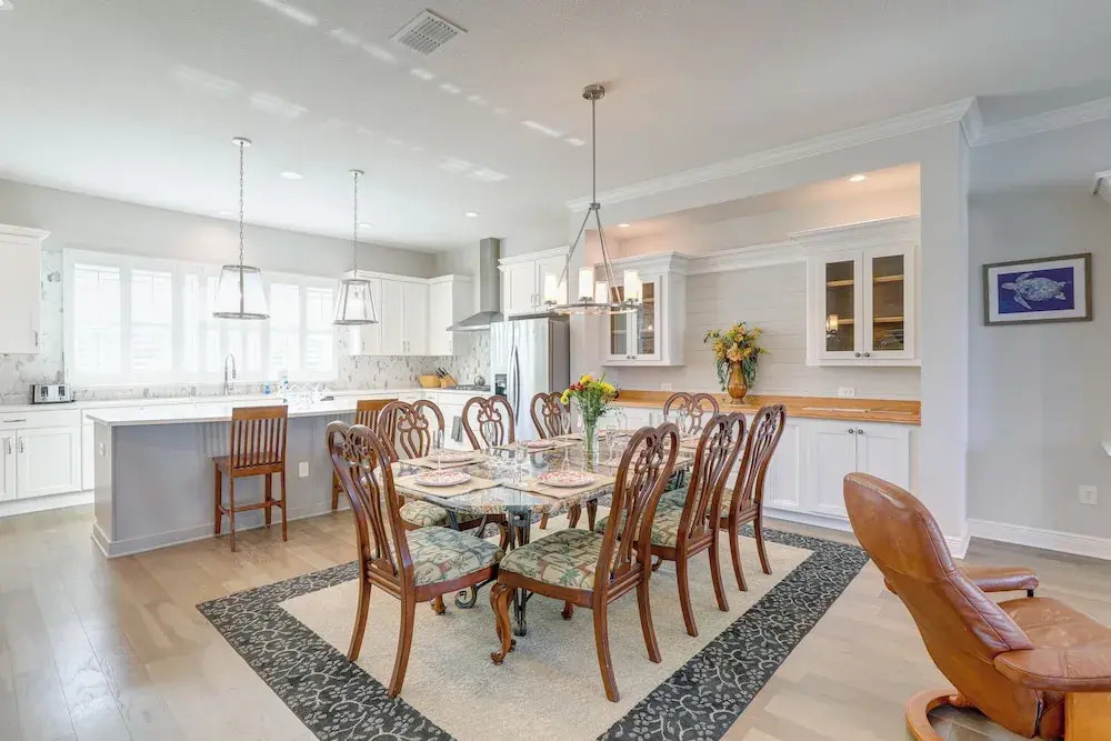 Steps to Shore: Modern Redington Beach Townhome