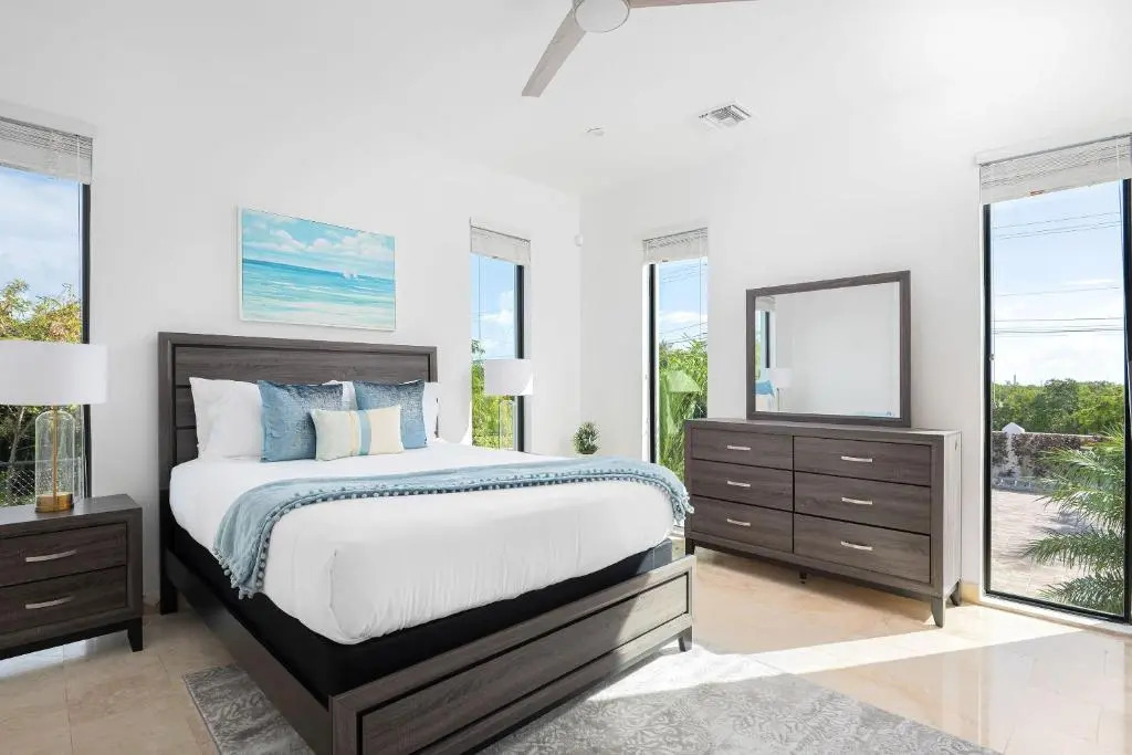 Gated Long Bay Villa Near Grace Bay with Pool