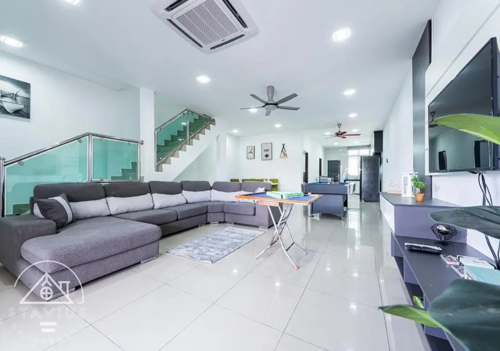 Port Dickson 14Pax 4BR Double Storey House