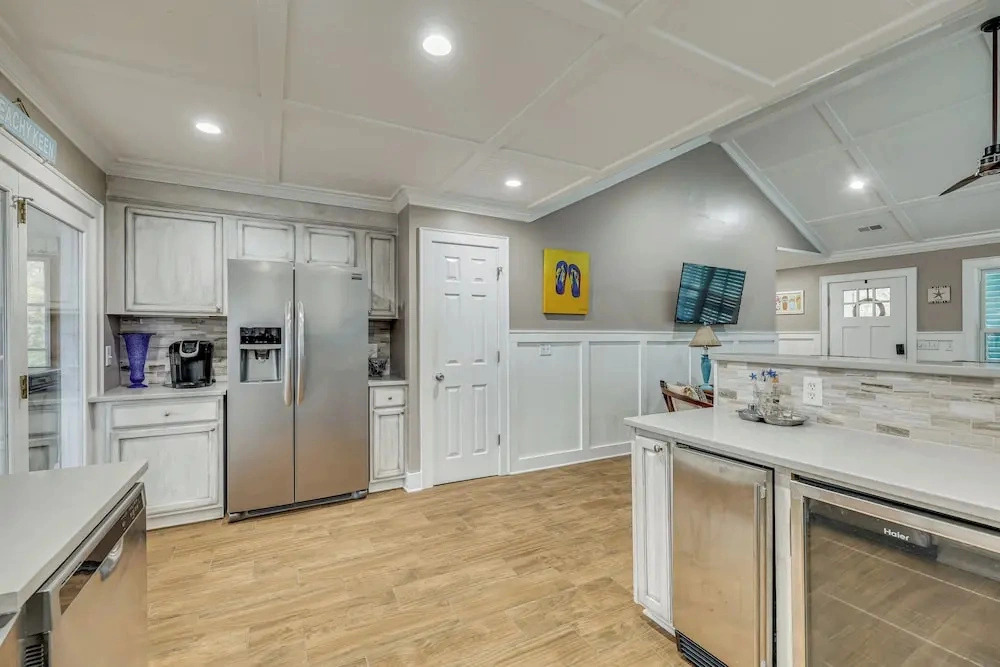 Walk to Beach & Parks! Coastal Haven in Oak Island