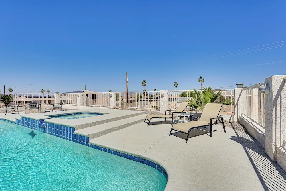 Saltwater Pool & Patios: Lake Havasu City Home!