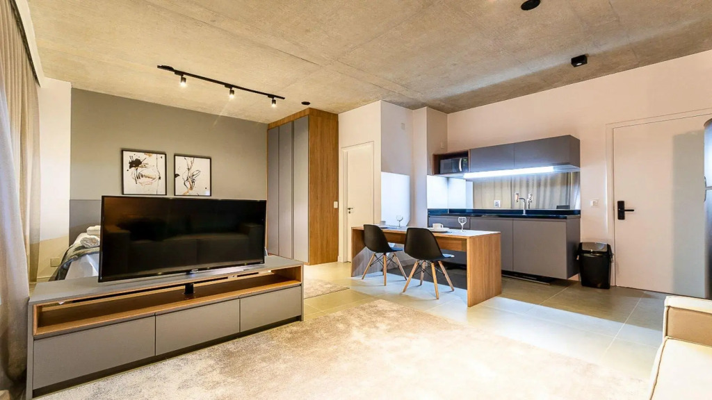 Studios luxuosos no Itaim Bibi com vaga de garagem
