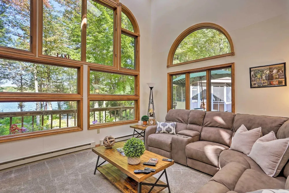 Pocono Lake Paradise w/ Private Beach & Dock!