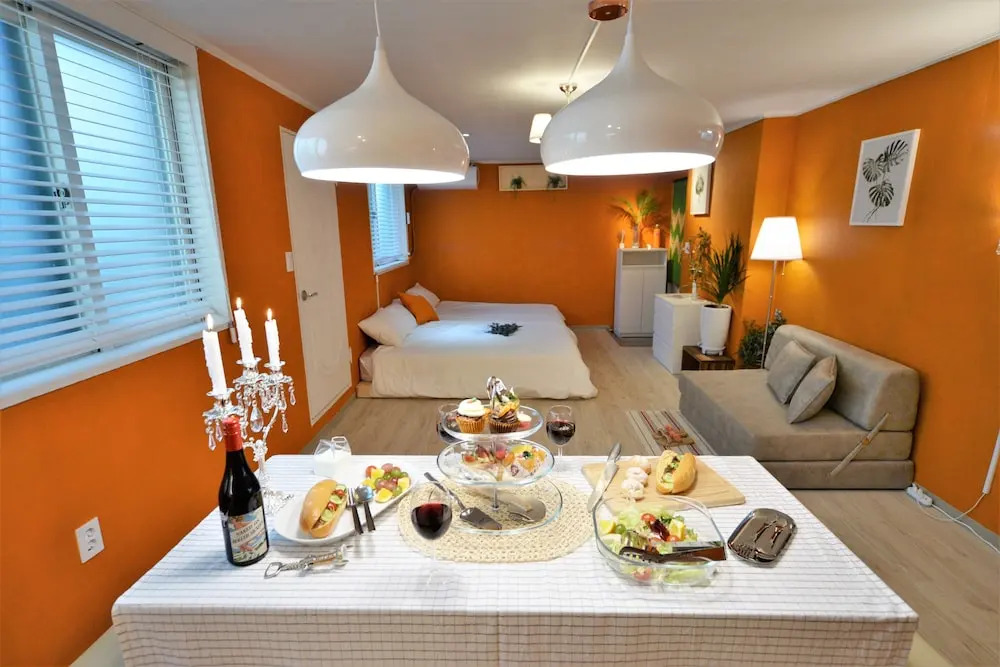 Orange Mango Cherry Party House