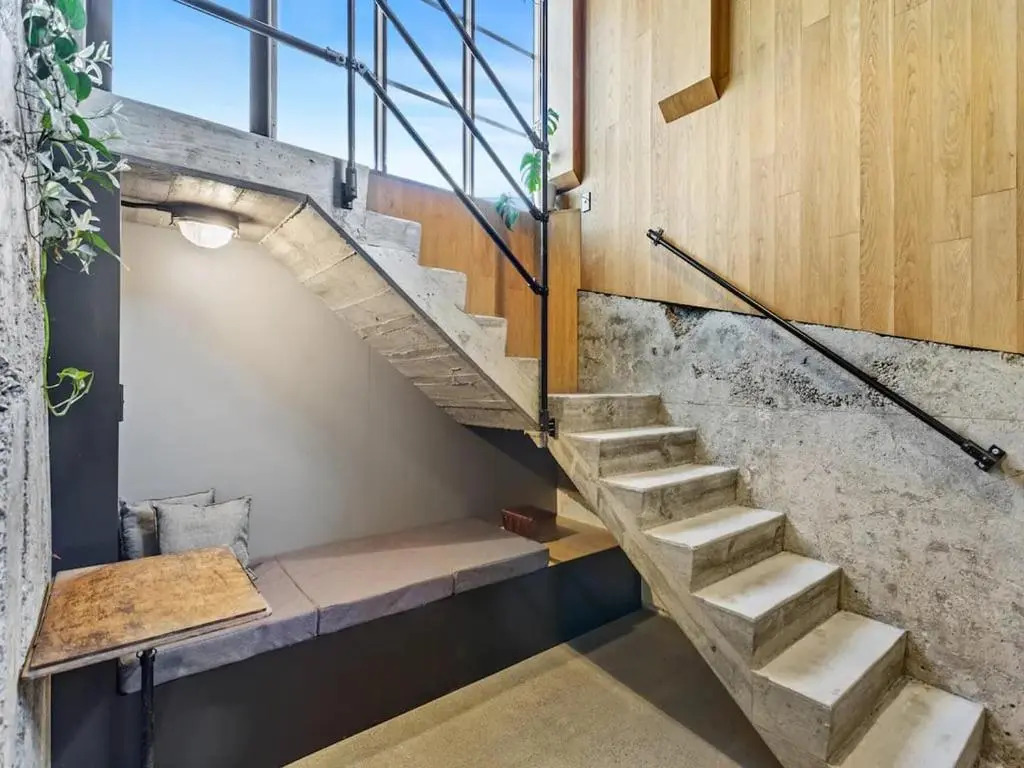 Unique Industrial-Style Apartment in Auckland