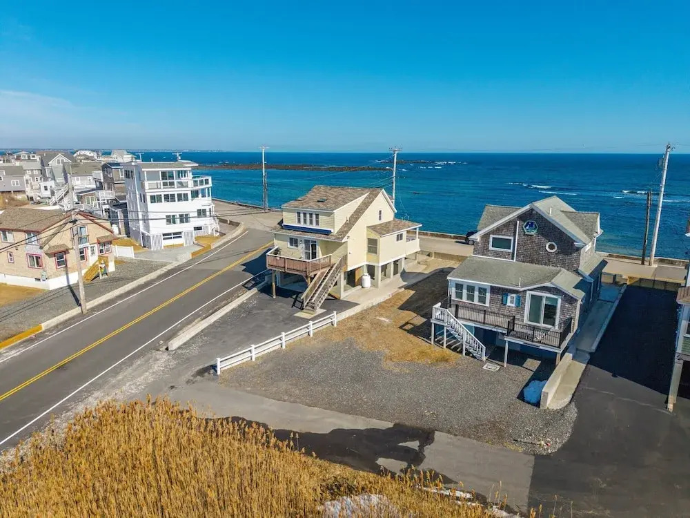 Oceanfront Front Porch Back Deck Kitchen