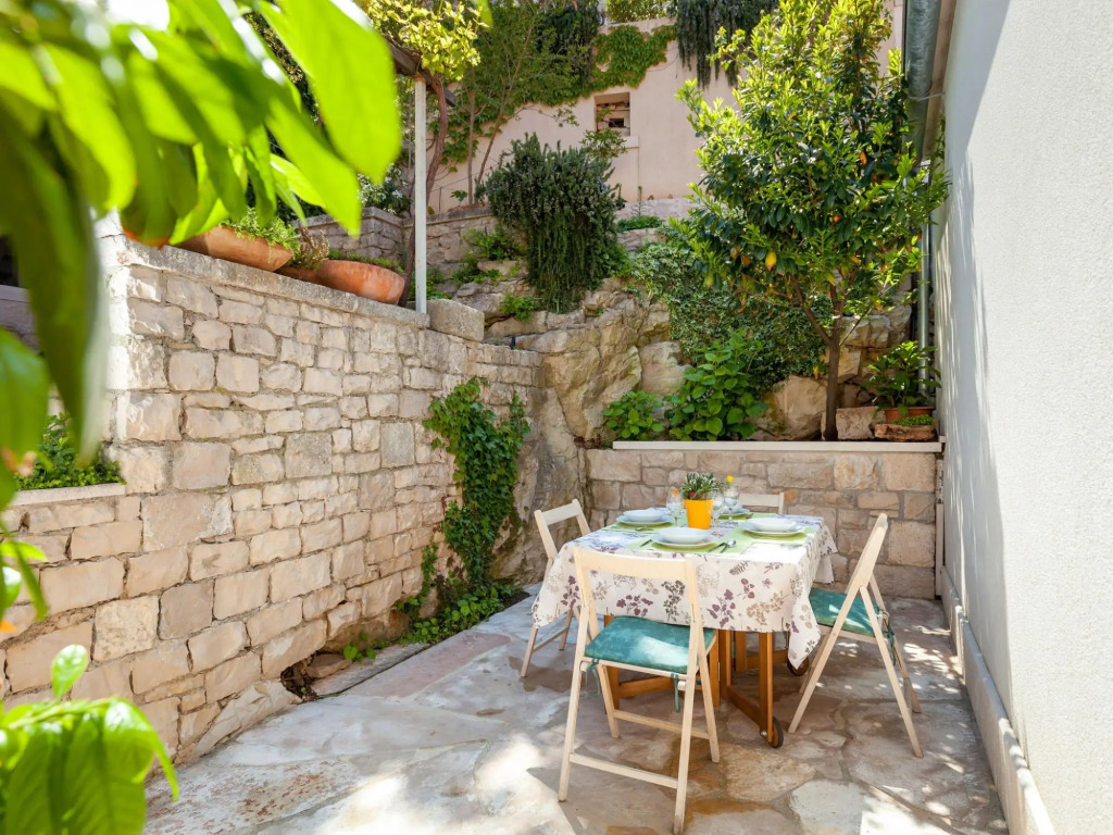 Beautiful Holiday Home on the Island Brac, With the Sea and a Small Beach in Front of the Door
