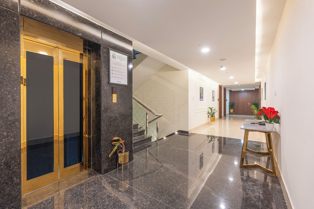 Treebo Premium Pine Tree Courtyard