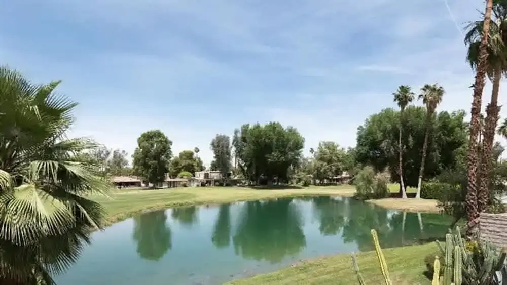 Lakeside Golf Course Retreat in Cathedral City