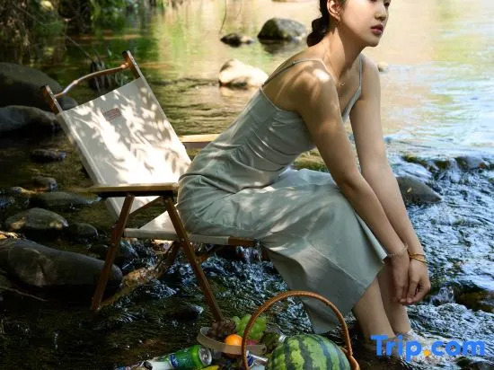 Muse·Starry Sky Pool Parent-child Camping Suxi Holiday Villa