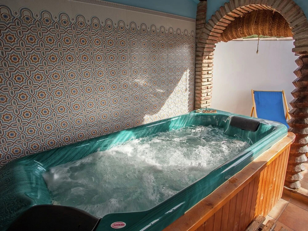 Comfortable Mansion in Rute with Hot Tub