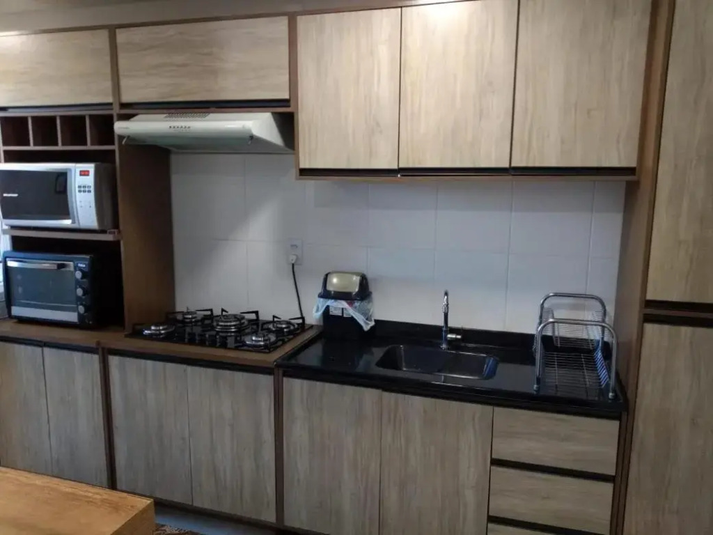 Apto Vista Atlântico com 2 quartos com Ar Cond Wi-Fi TV SMART e Área de lazer