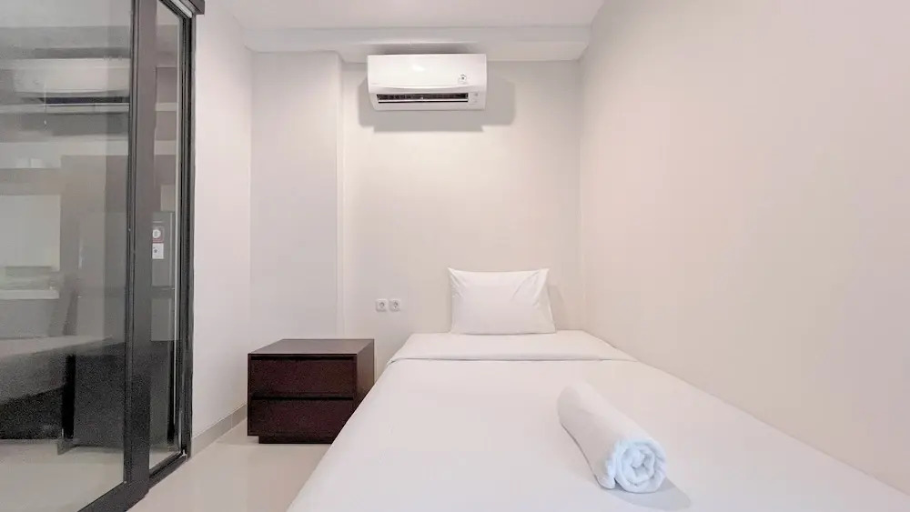 Exclusive 2BR Apartment (No Kitchen) with Balcony at Skales Residence Nusa Dua Bali