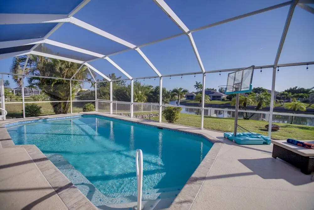 Dock & Fenced Yard: Canal-front Cape Coral Home!
