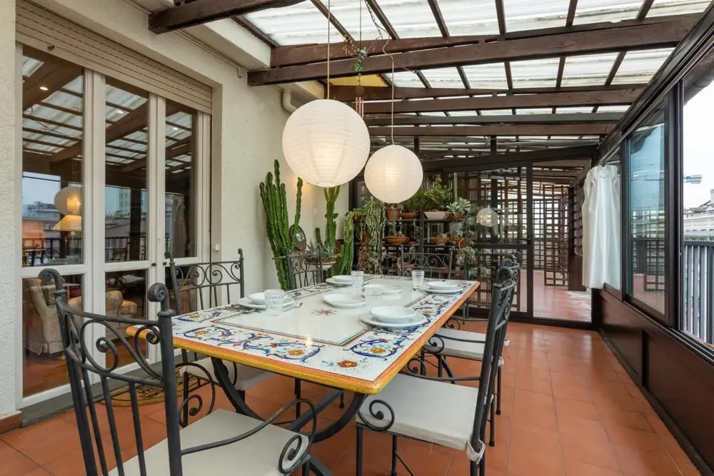 Una Suggestiva Terrazza su Piazza Solferino