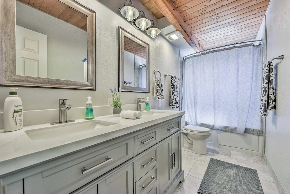 Spacious Hilltop Cabin w/ Deck & Scenic Views!