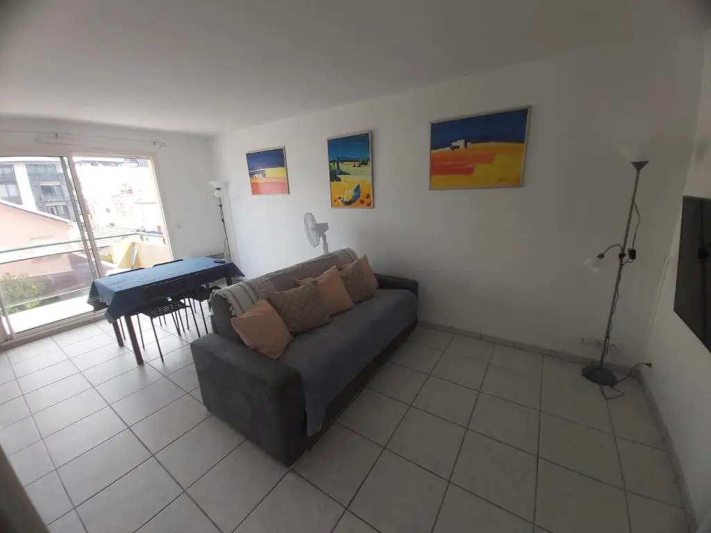 Centre, Grand T2 balcon Pkg, plage gare 600m