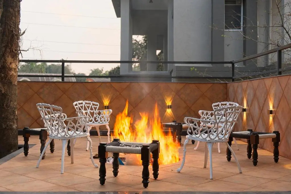 SaffronStays The Fusion, Lonavala - pool villa with hip interiors and indoor games