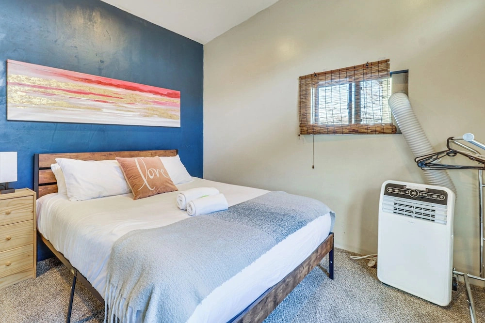 Deck & Home Office: Walkable Albuquerque Home